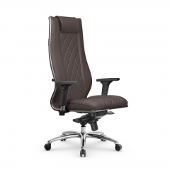 Кресло руководителя Мetta L 1m 50M/2D Infinity Easy Clean MPES Комплект 1 Темно-коричневое