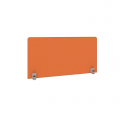 Экран тканевый для стола L1000мм Metal System Б.ТЭКР-1 Оранжевый